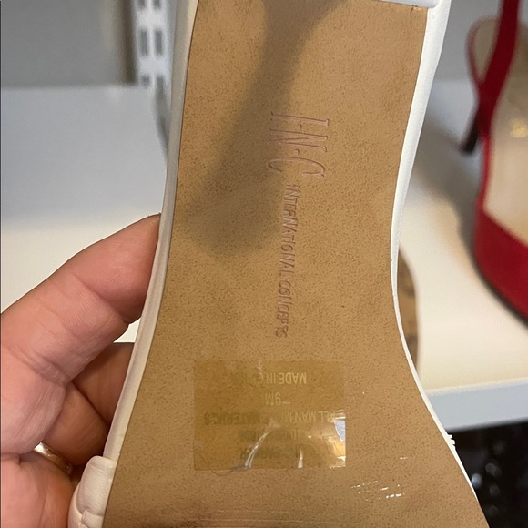 INC International Concepts White Braided Sandals - Picture 4 of 4